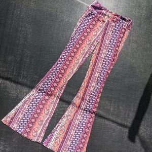 Boho Stripe Flare Pants